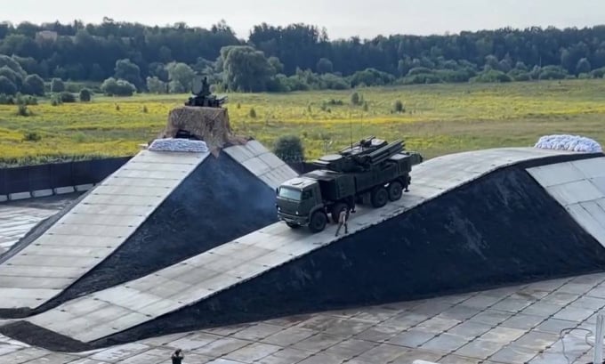 A Russian Pantsir-S1 air defense system. Photo: Rossiya-24