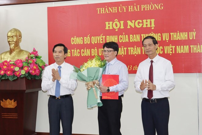 Hai Phong has a new Vice Chairman of the Vietnam Fatherland Front Committee of the city