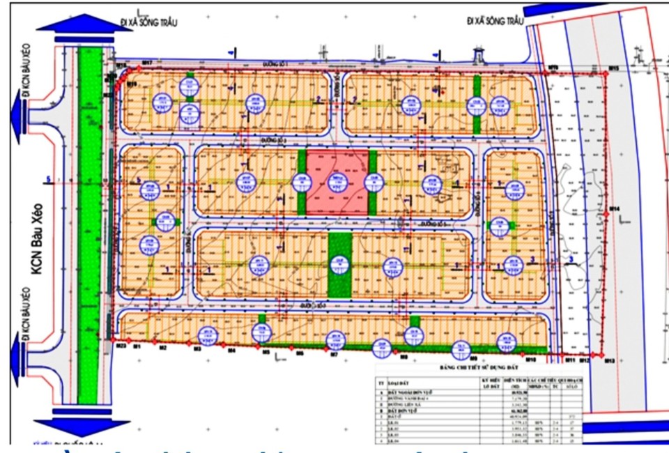 Proyek kawasan layanan perumahan dan komersial di komune Tay Hoa (distrik Trang Bom) yang diinvestasikan oleh Lien Hop Real Estate Company Limited.