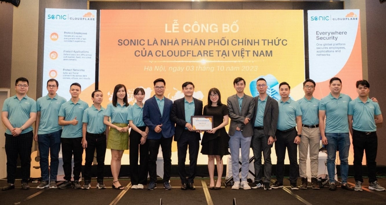 Sonic trở thành nhà phân phối chính thức của Cloudflare tại Việt Nam