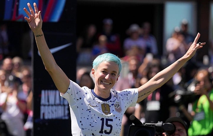 Se espera que Megan Rapinoe sea la líder del equipo femenino de Estados Unidos.