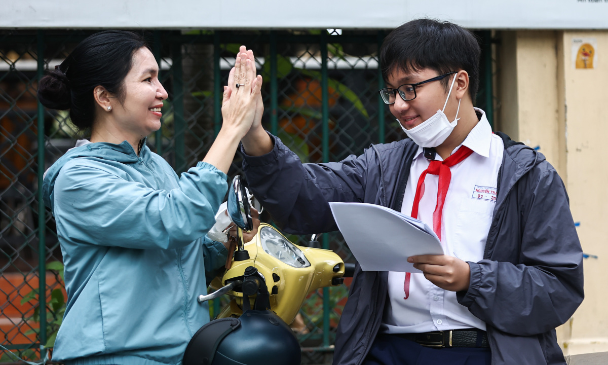 Ho Chi Minh City announces 10th grade exam scores