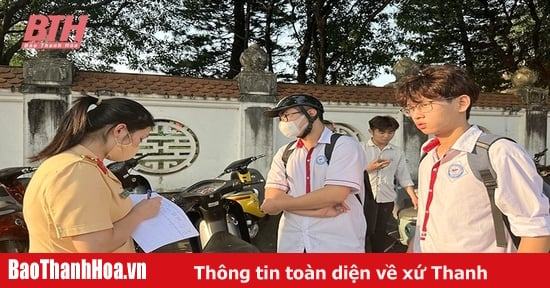 Kiên quyết chấn chỉnh, xử lý nghiêm tình trạng thanh, thiếu niên, học sinh vi phạm trật tự, an toàn giao thông