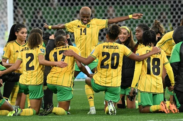 Jamaica lần đầu vào vòng knock-out World Cup Nữ. (Nguồn: Getty Images)