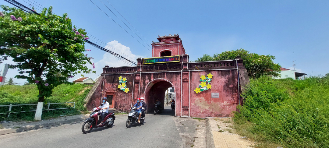 National relic of Dien Khanh Citadel. Illustrative photo.
