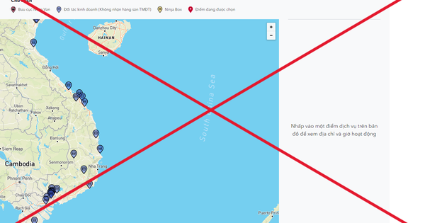 Ninja Van gỡ bản đồ thiếu thông tin hai quần đảo của Việt Nam trên website