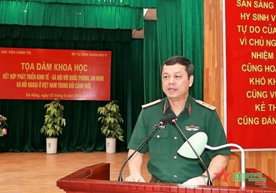 Quân khu 5: Tọa đàm khoa học kết hợp phát triển kinh tế-xã hội với quốc phòng, an ninh và đối ngoại