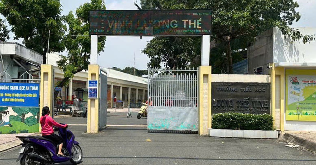 15 recibos en un solo recibo: la escuela primaria Luong The Vinh solicitó rectificar los ingresos y gastos