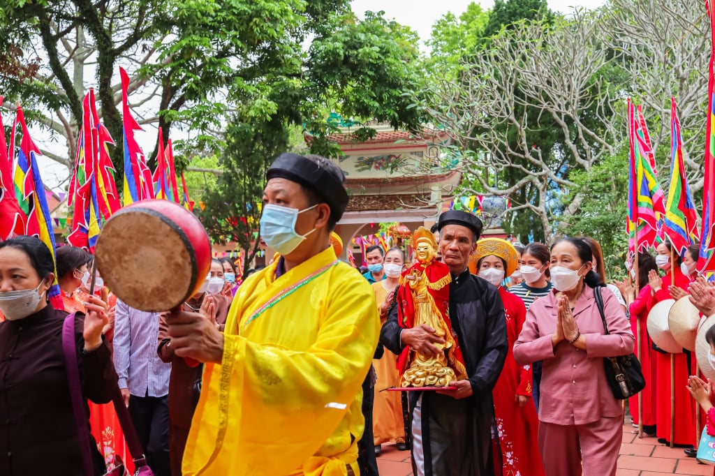 ពិធីដង្ហែព្រះមាតាក្នុងពិធីបុណ្យមាតាព្រះមាតាឆ្នាំ 2023 ។