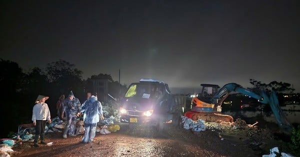 Le district de Dong Anh dément les informations sur la rupture de la digue de Xuan Non