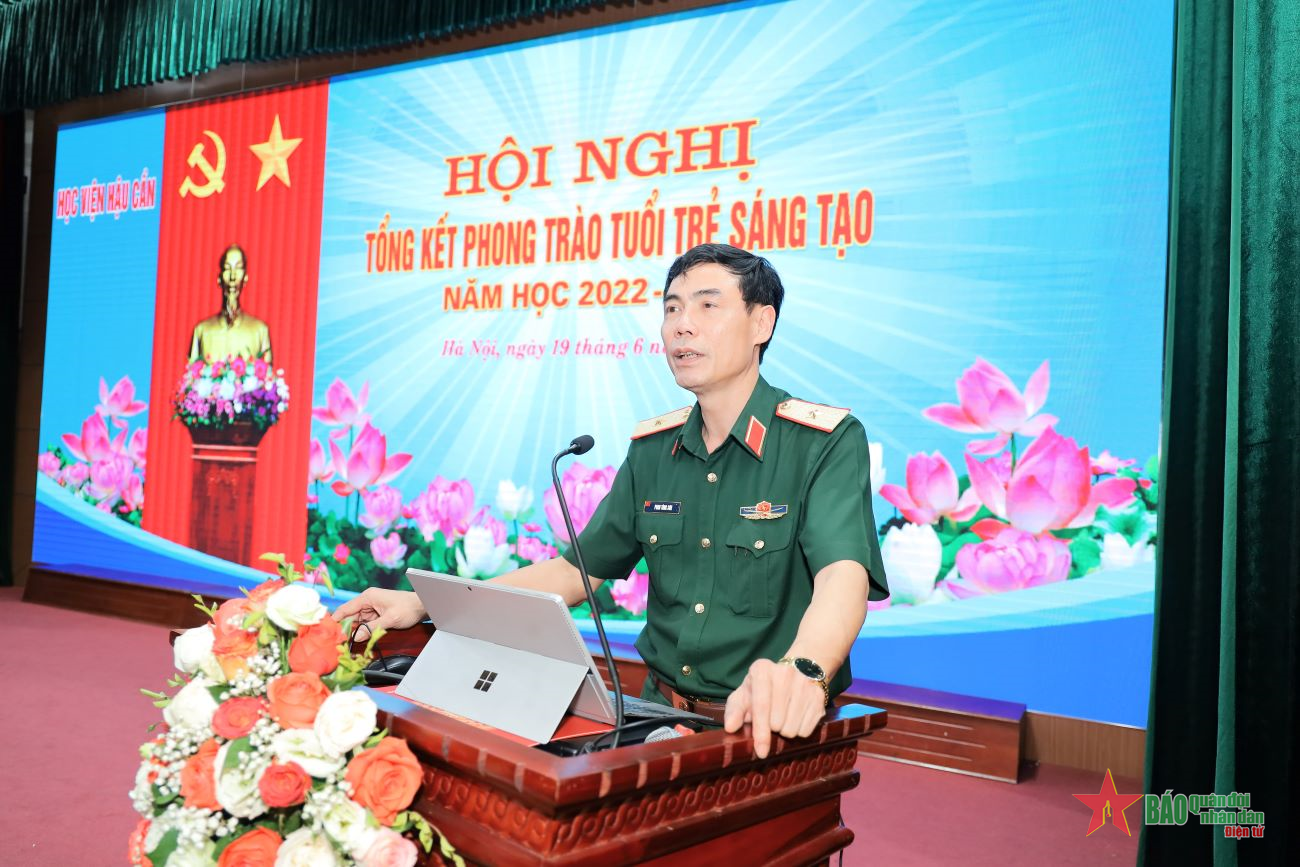 Học viện Hậu cần tổng kết phong trào Tuổi trẻ sáng tạo năm học 2022-2023