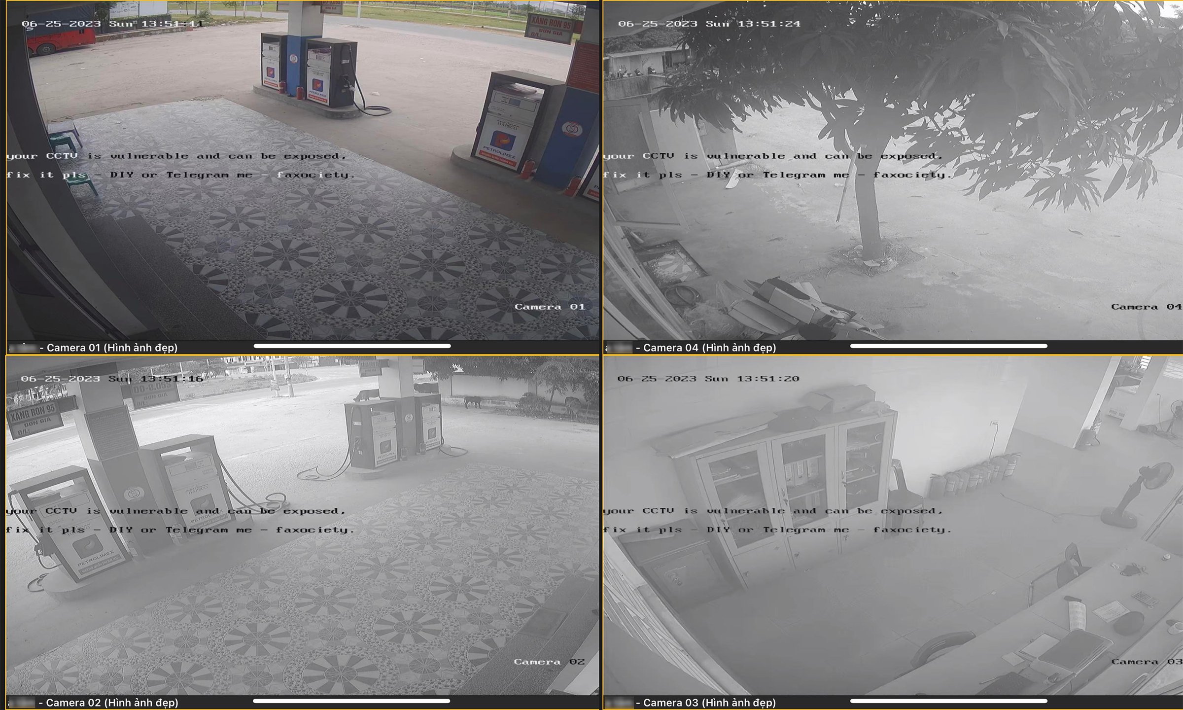Muchas cámaras Hikvision en Vietnam tienen mensajes extraños