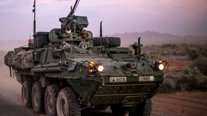 Véhicule de combat blindé américain Stryker. (Photo : DVIDS)