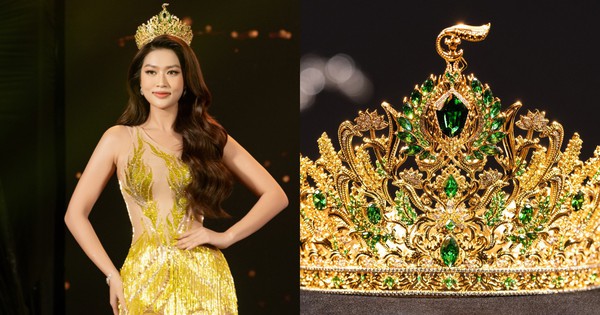 Vương miện Miss Grand Vietnam 2023 giá trị bao nhiêu khi được đính đá kim cương lấp lánh?