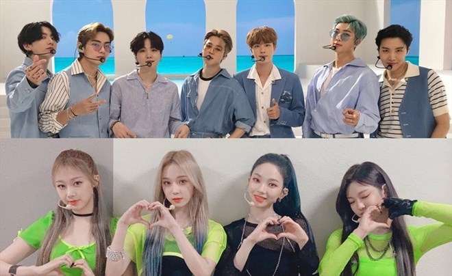 aespa、BTS、IVE、IUのヒット曲の記録を破る