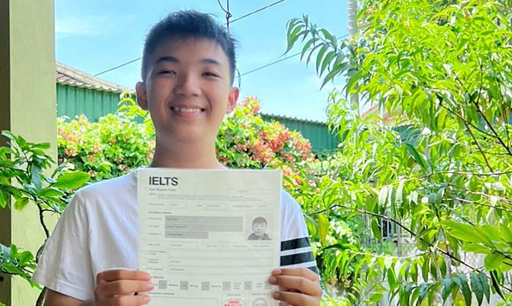 Học sinh lớp 9 đạt 8.5 IELTS trong lần thi đầu tiên