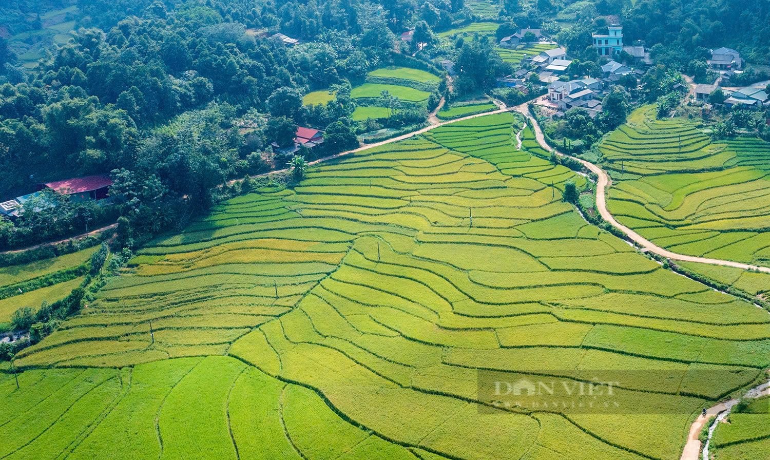 Vẻ đẹp ruộng bậc thang sau cơn lũ ở vùng cao Lào Cai  - Ảnh 6.