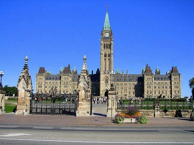 Tòa nhà Nghị viện Canada. Ảnh: internet