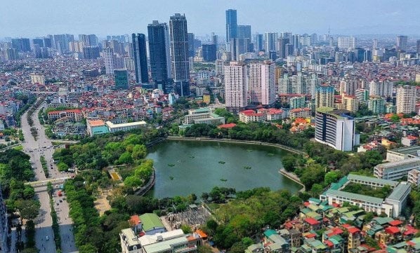 하노이 시내의 한 구석.