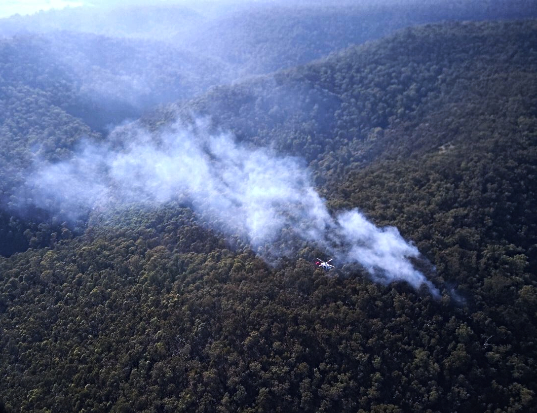 グランピアンズ国立公園の深刻な山火事 画像1