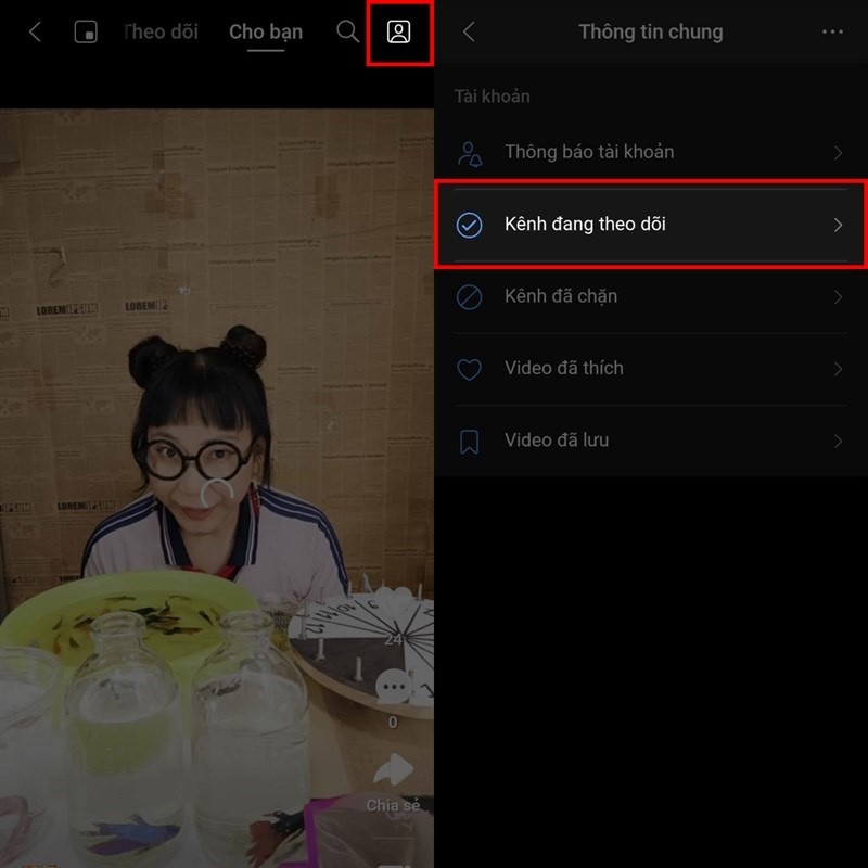 Cách xem nhanh tất cả các kênh đã theo dõi trên Zalo Video