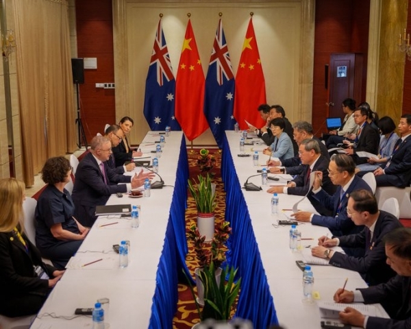 Beijing pledges regional peace, Canberra reaps big rewards