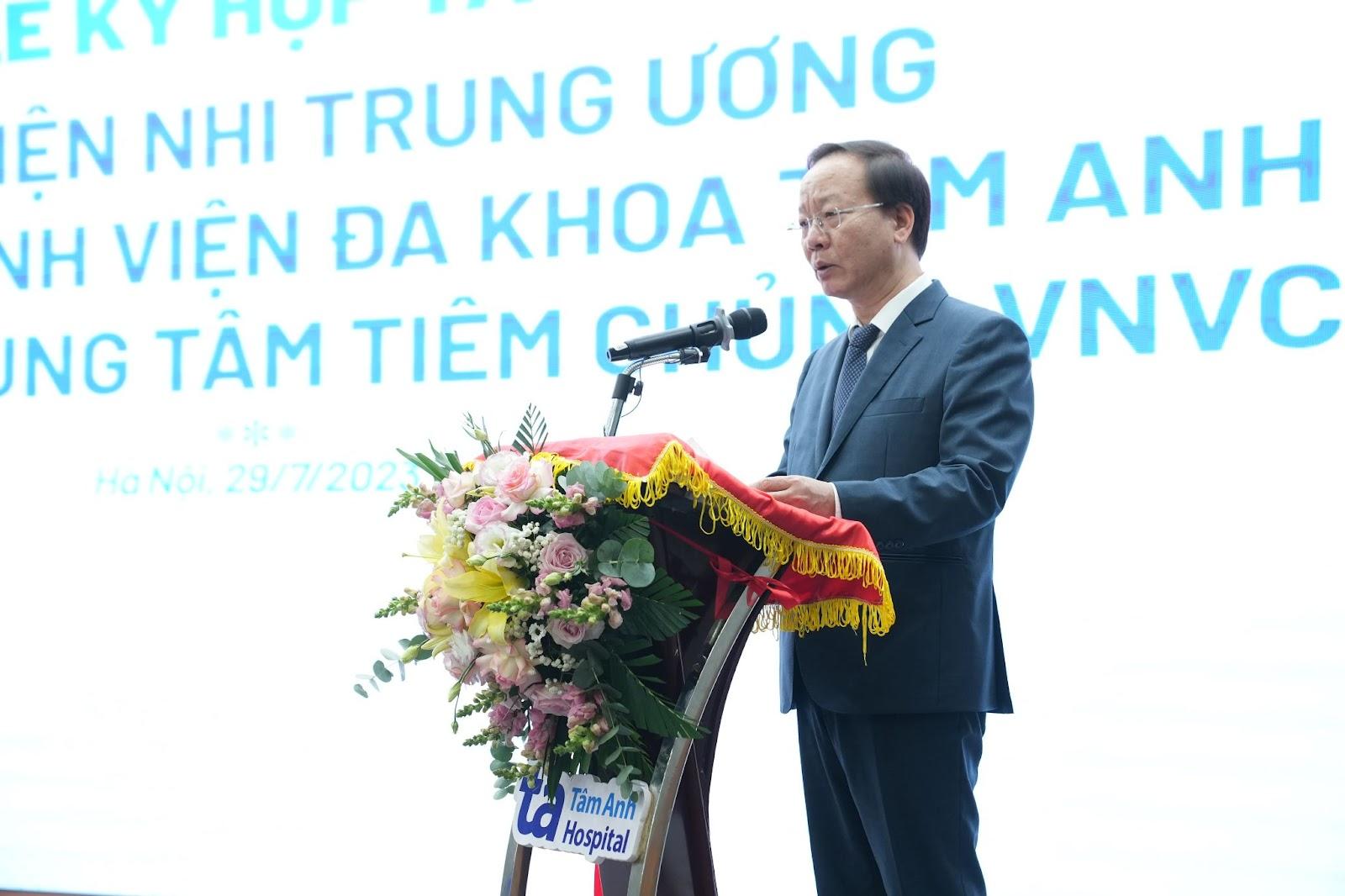 L'hôpital central pour enfants coopère stratégiquement avec le système hospitalier général de Tam Binh, le système général de vaccination VNVC, image 2