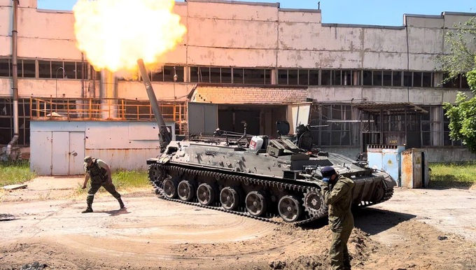 Ukraine hiệp đồng tác chiến, phá hủy pháo cối Nga - 2