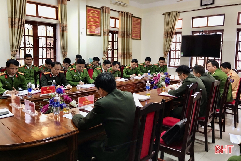 Improving the effectiveness of Party inspection, supervision and discipline work in Ha Tinh Police