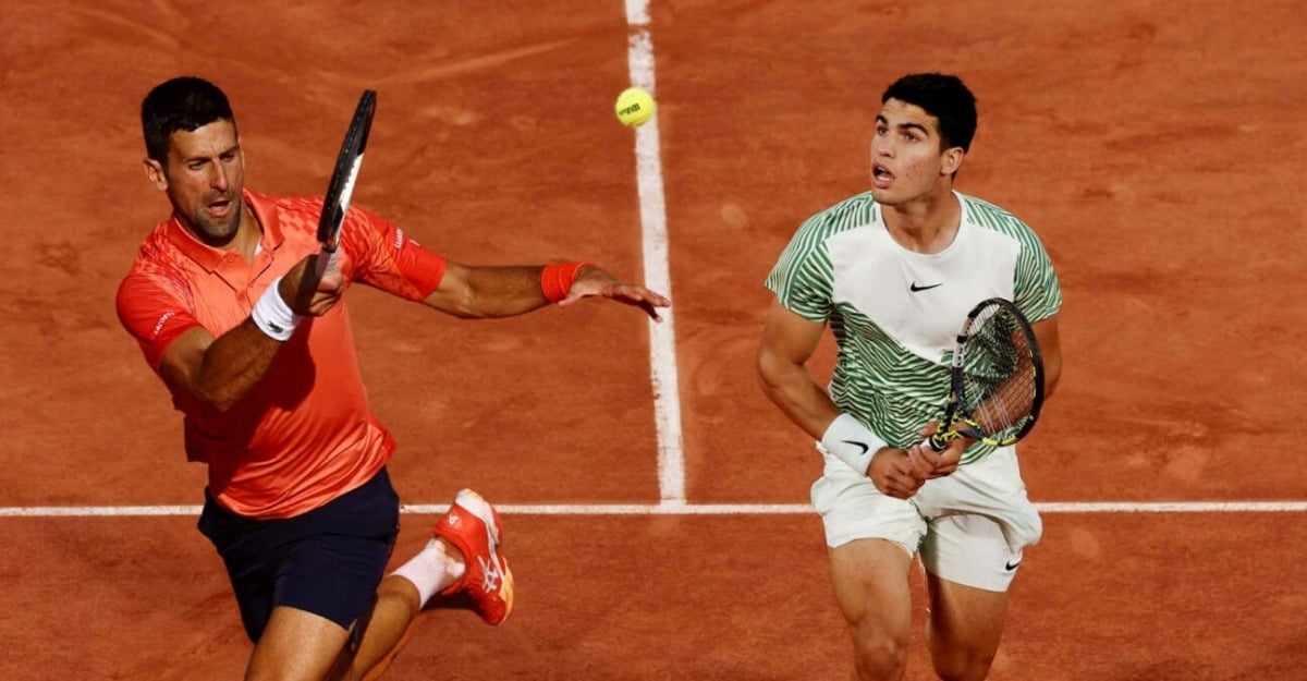 Bán kết Roland Garros: Alcaraz - Djokovic