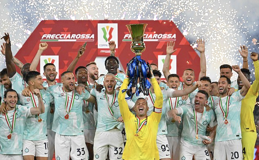 Inter vô địch Coppa Italia