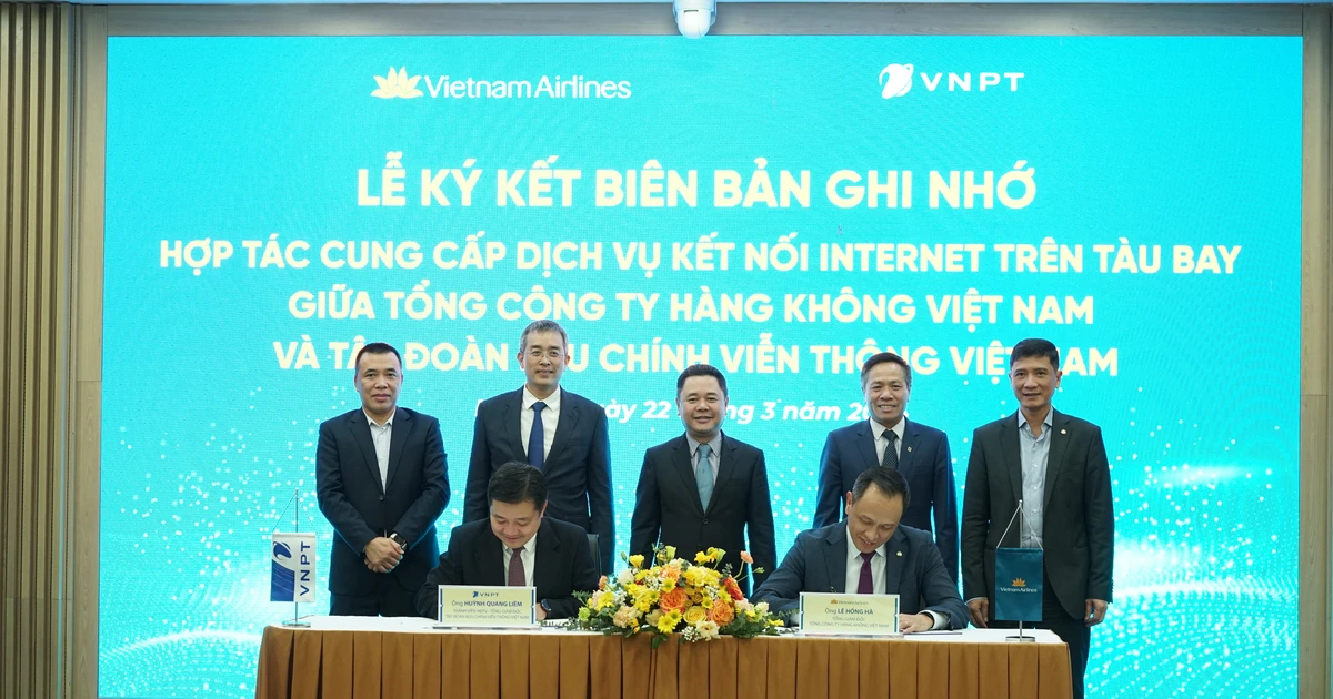 Vietnam Airlines dự kiến có internet trên một số chặng bay từ năm 2025