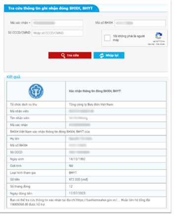 Hướng dẫn tra cứu thông tin đóng BHXH tự nguyện, BHYT online