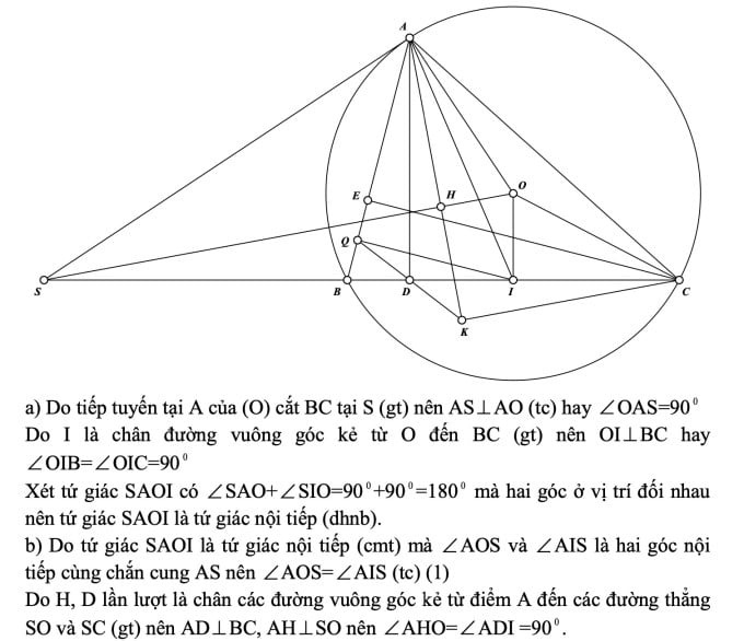 Answers to 10th grade math exam questions for public schools in Hanoi - 3