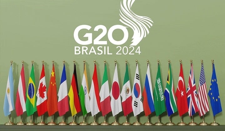 Thượng đỉnh G20 năm 2024 tổ chức tại Brazil. (Ảnh: Getty)