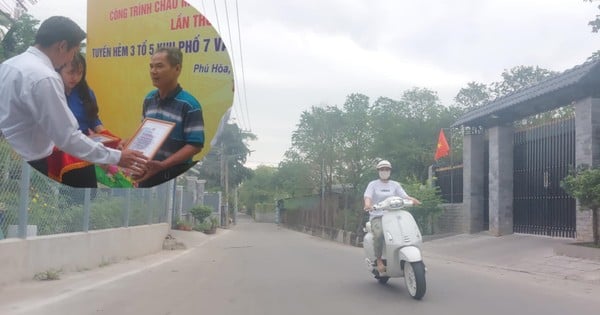 Người dân đất Thủ góp tiền tỷ ‘lên đời’ đường lầy lội để đón Tết