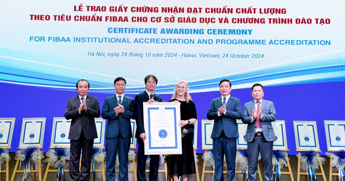 Trường Đại học Kinh tế Quốc dân đạt chuẩn chất lượng giáo dục quốc tế FIBAA