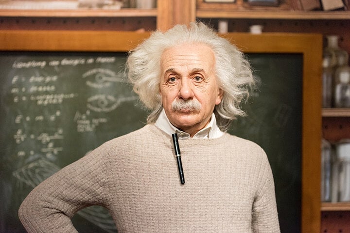 Portrait du génie Albert Einstein. (Photo : Shutterstock)