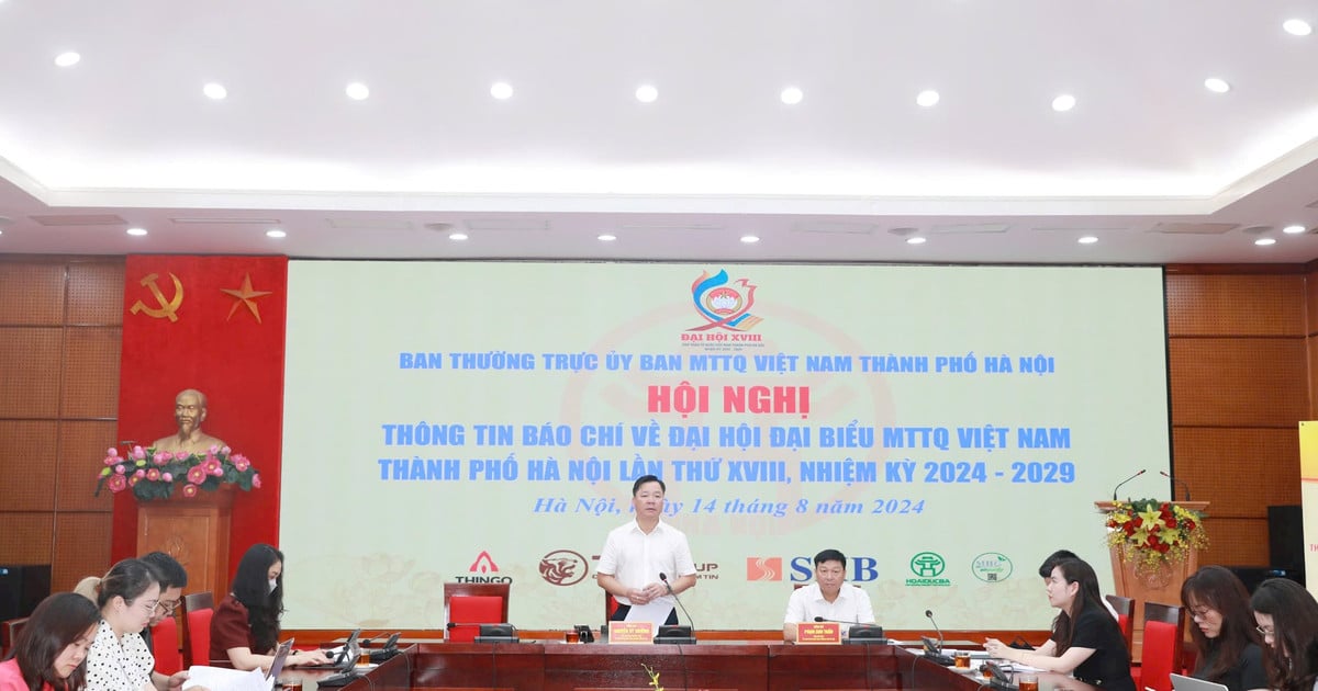 Hơn 600 đại biểu sẽ tham dự Đại hội đại biểu Mặt trận tổ quốc TP Hà Nội