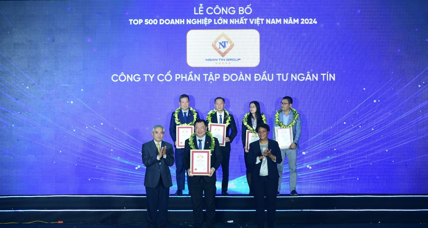 Ngân Tín Group vào Top 500 Doanh nghiệp lớn nhất Việt Nam