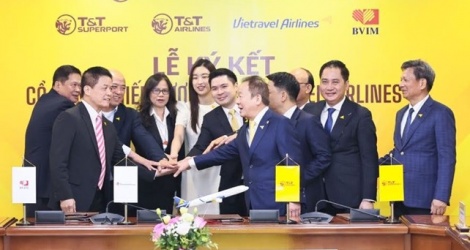 T&T Group se convierte en accionista estratégico y posee el 75% del capital chárter de Vietravel Airlines