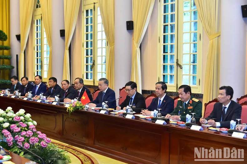 [ภาพ] ประธานาธิบดีโตลัมหารือกับประธานาธิบดีแห่งสาธารณรัฐประชาธิปไตยติมอร์-เลสเต โฮเซ ราโมส-ฮอร์ตา ภาพที่ 6