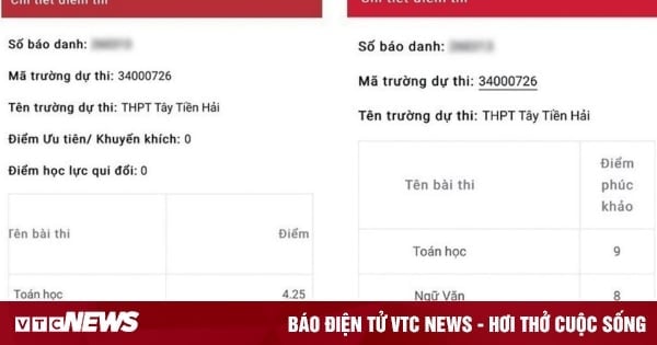 Inspección sorpresa para aclarar irregularidades en las calificaciones del examen de ingreso al décimo grado en Thai Binh