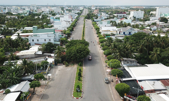 Two houses on both sides of the road have made the route impassable for many years. Photo: An Minh