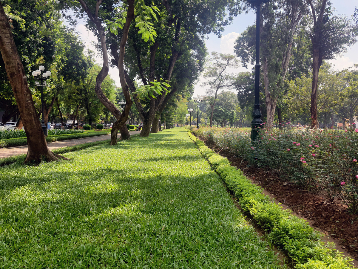 Supprimer toutes les clôtures du parc Thong Nhat