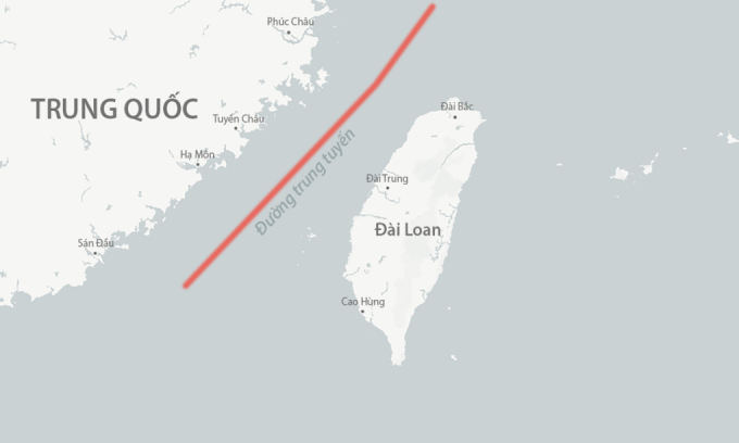 Taiwanstraße. Grafik: CSIS