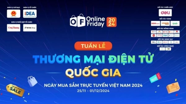 យប់នេះ (ថ្ងៃទី 29 ខែវិច្ឆិកា) ទិវាទិញទំនិញអនឡាញវៀតណាមអនឡាញថ្ងៃសុក្រ 2024 បើក