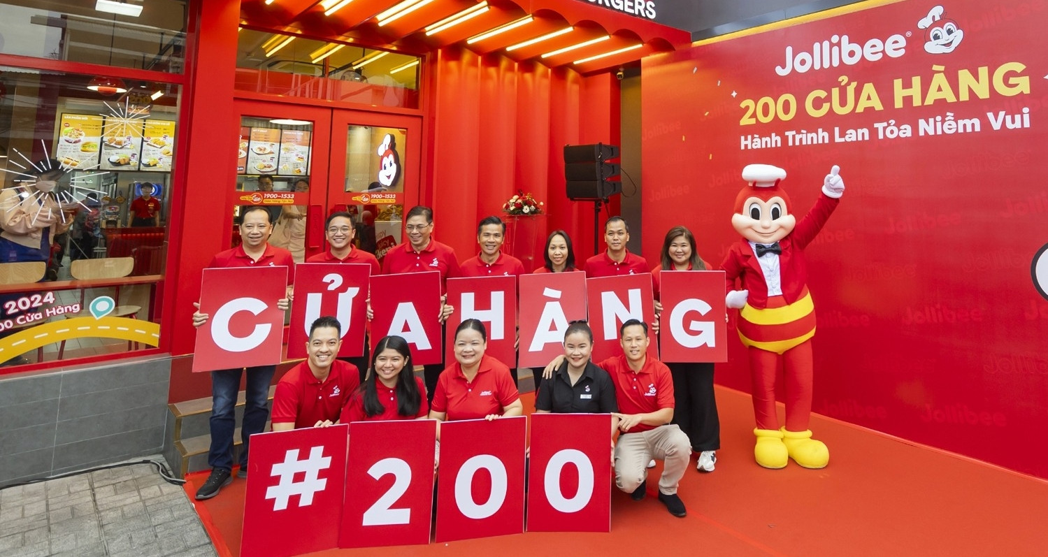 Jollibee បង្កើតយីហោអាហាររហ័សដែលពេញនិយមបំផុតរបស់វៀតណាម