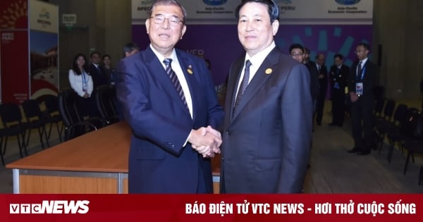 Le président Luong Cuong rencontre le Premier ministre japonais Ishiba Shigeru