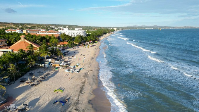 Mui Ne Bay Beach, Phan Thiet City, 2023년 12월 말. 사진: Viet Quoc